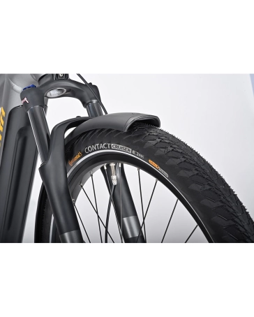 Vélo électrique trekking YUCATAN X8 LOW Gris