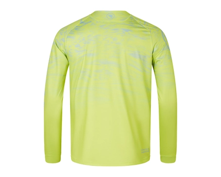 T-shirt manches longues Homme MARBLE LIMITED EDITION PRINT Vert Citron