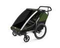 Remorque pour enfant 2 places CHARIOT CAB Vert Cyprès - Image 3/6