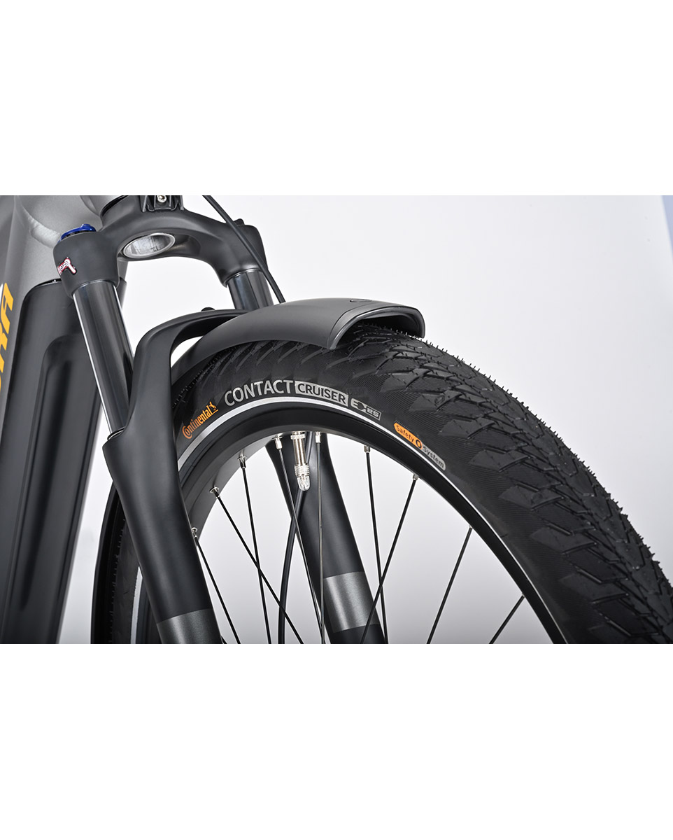 Vélo électrique trekking YUCATAN X8 LOW Gris