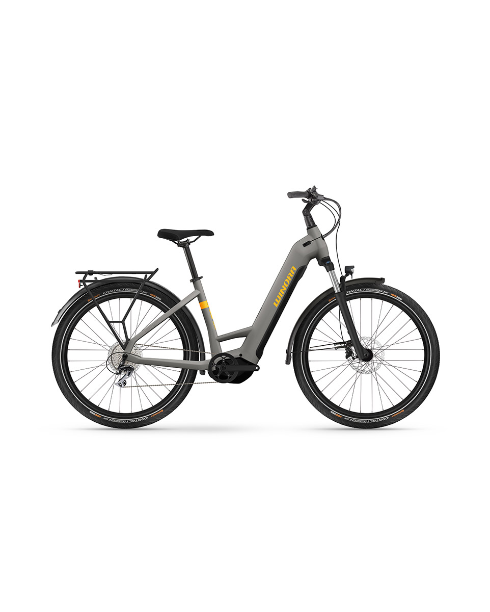 Vélo électrique trekking YUCATAN X8 LOW Gris